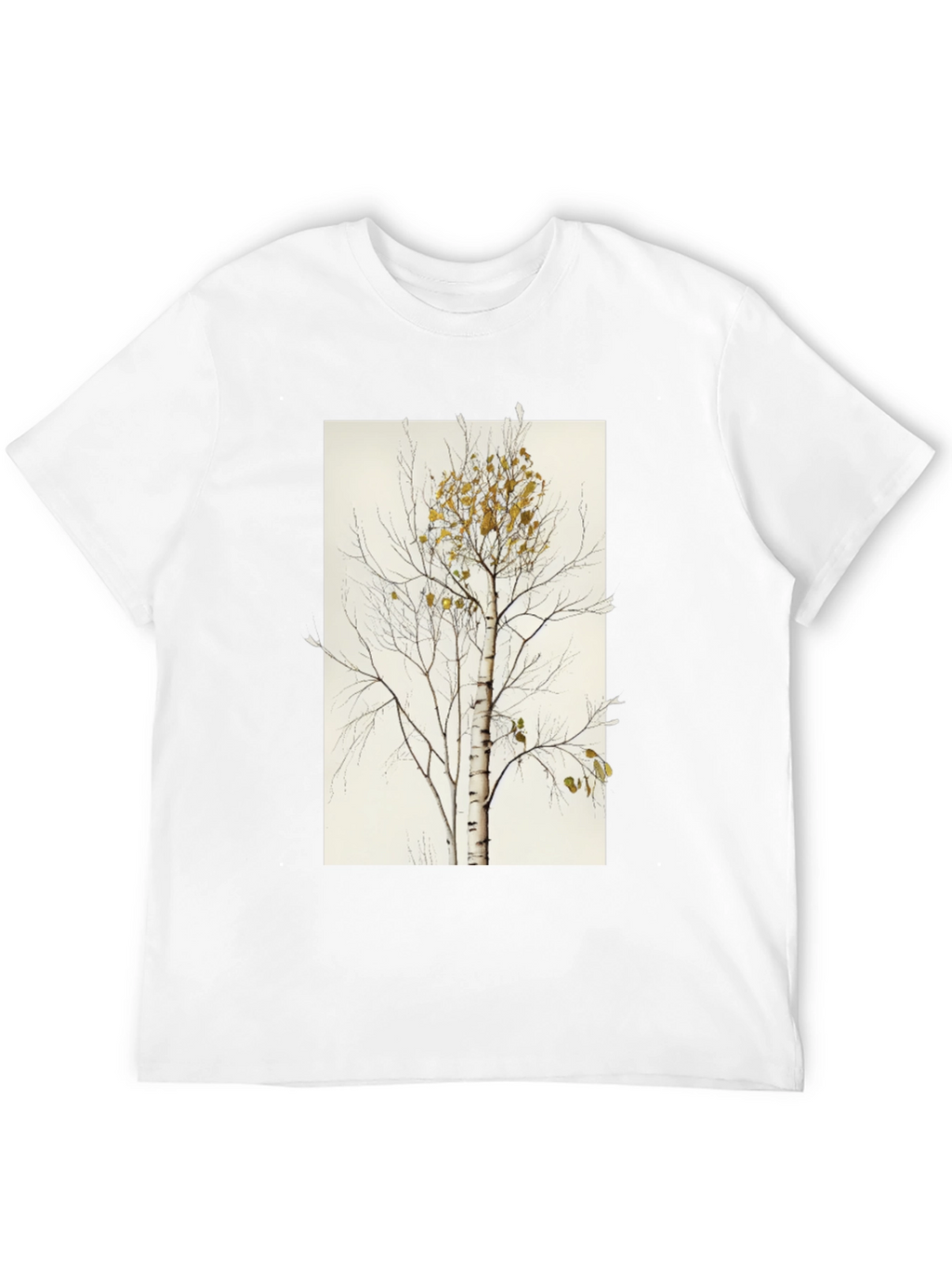 Birch Tree Graphic Tee - Nature Inspired Style
