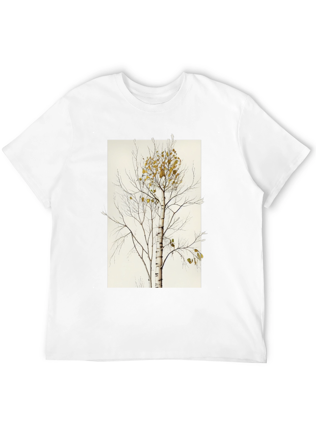 Birch Tree Graphic Tee - Nature Inspired Style