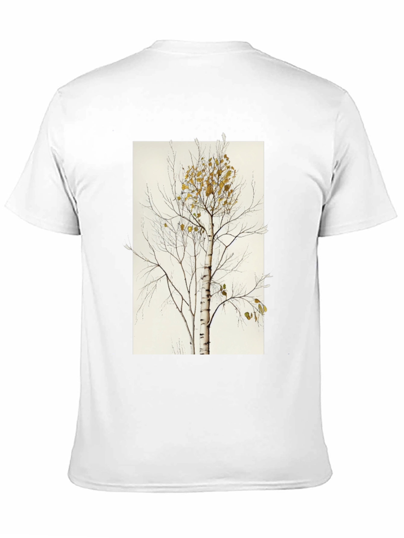 Birch Tree Graphic Tee - Nature Inspired Style