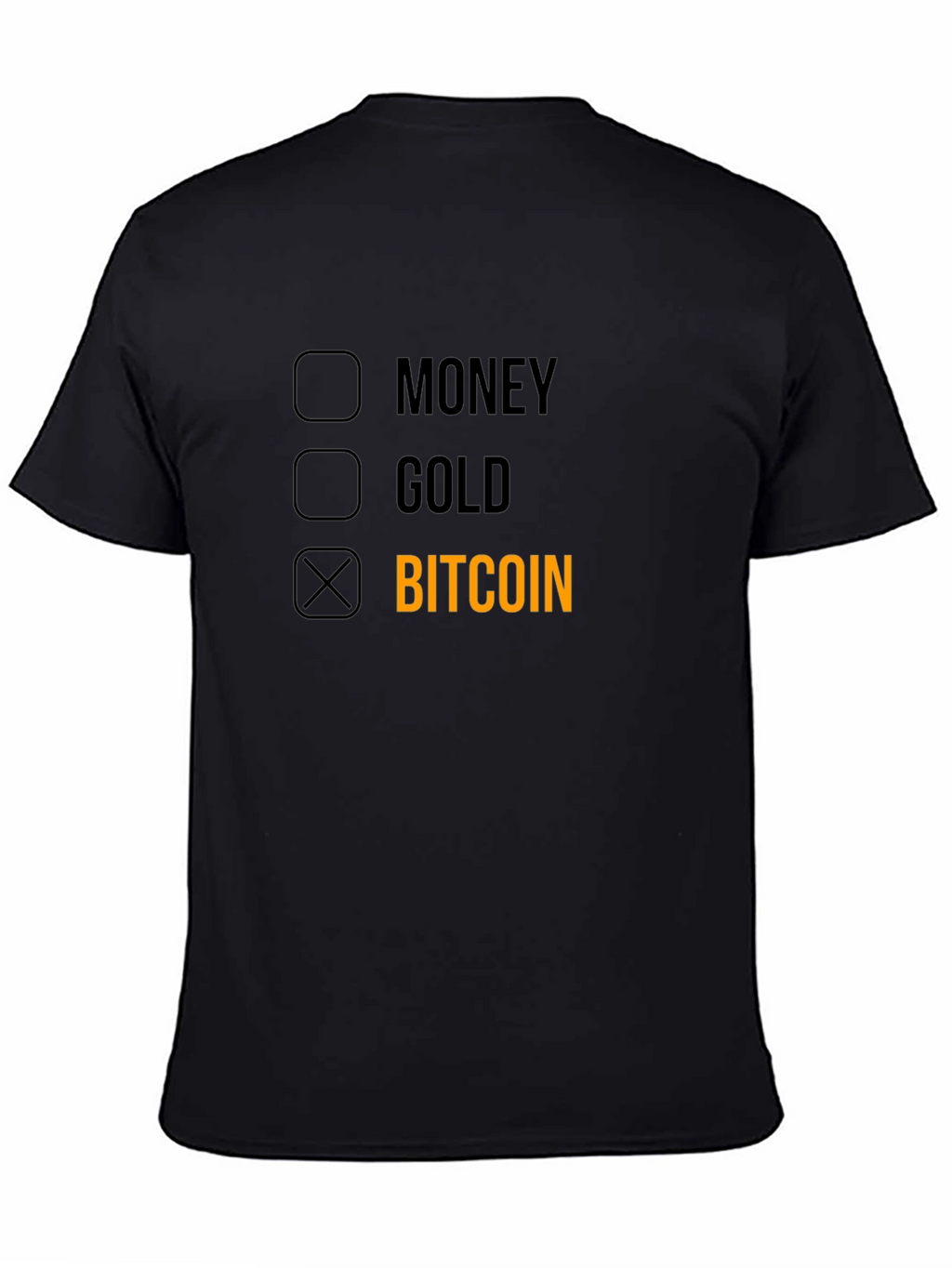 Bitcoin Choice Graphic T-Shirt - Black