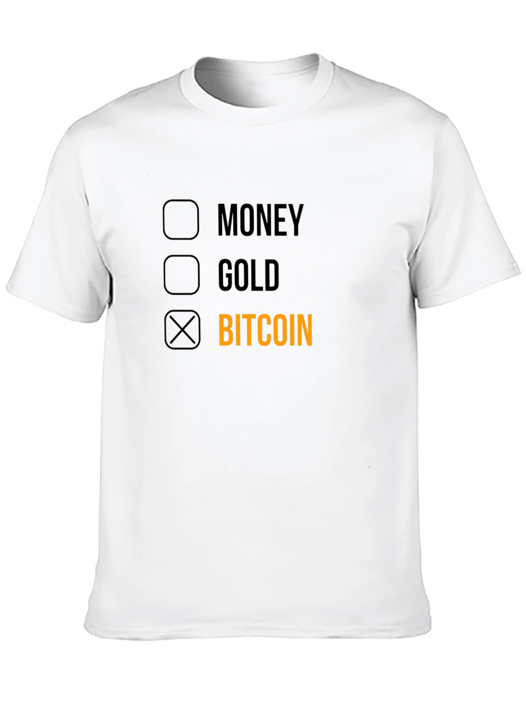 Bitcoin Choice Graphic T-Shirt - Black