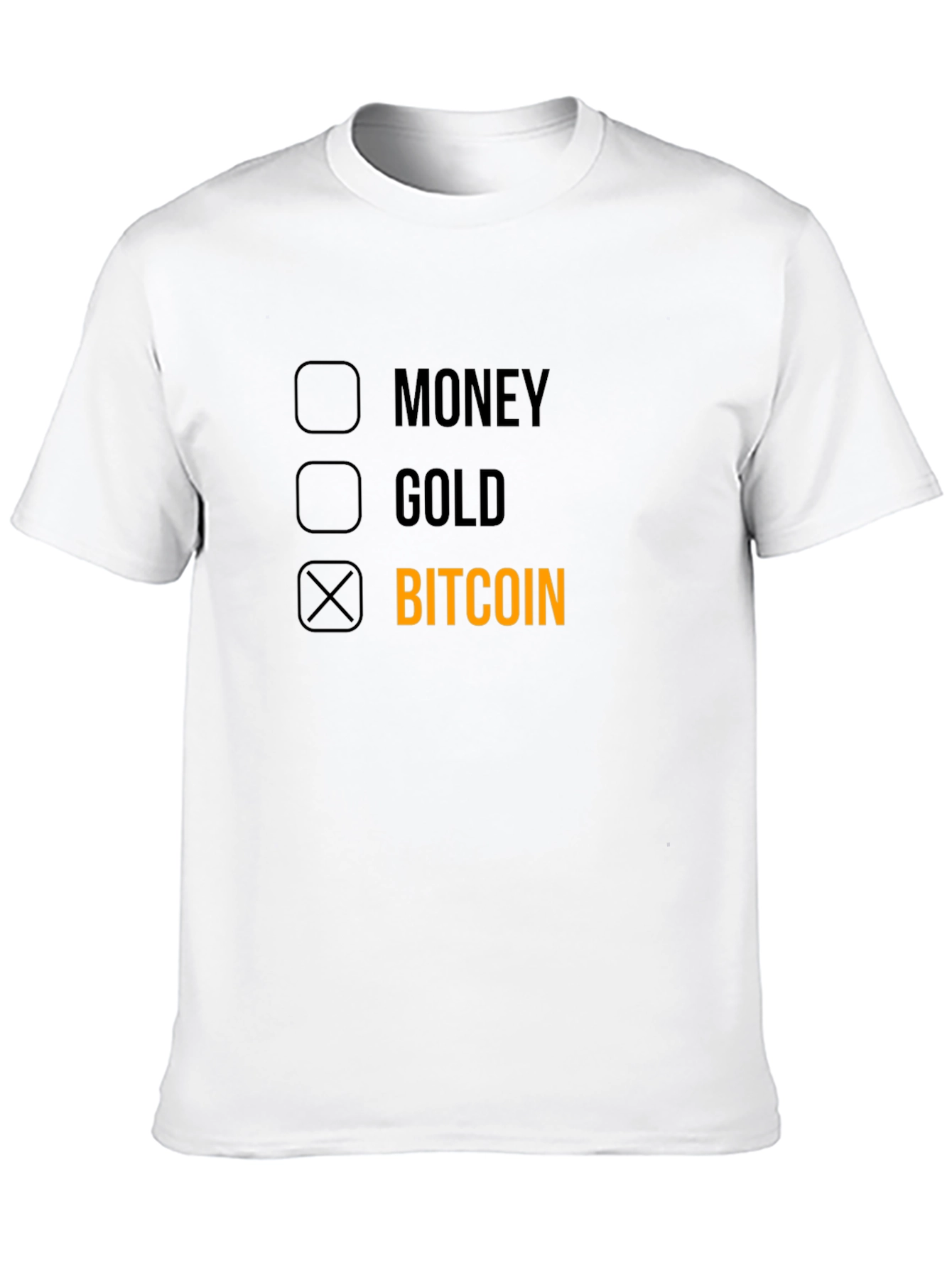 Bitcoin Choice Graphic T-Shirt - Black
