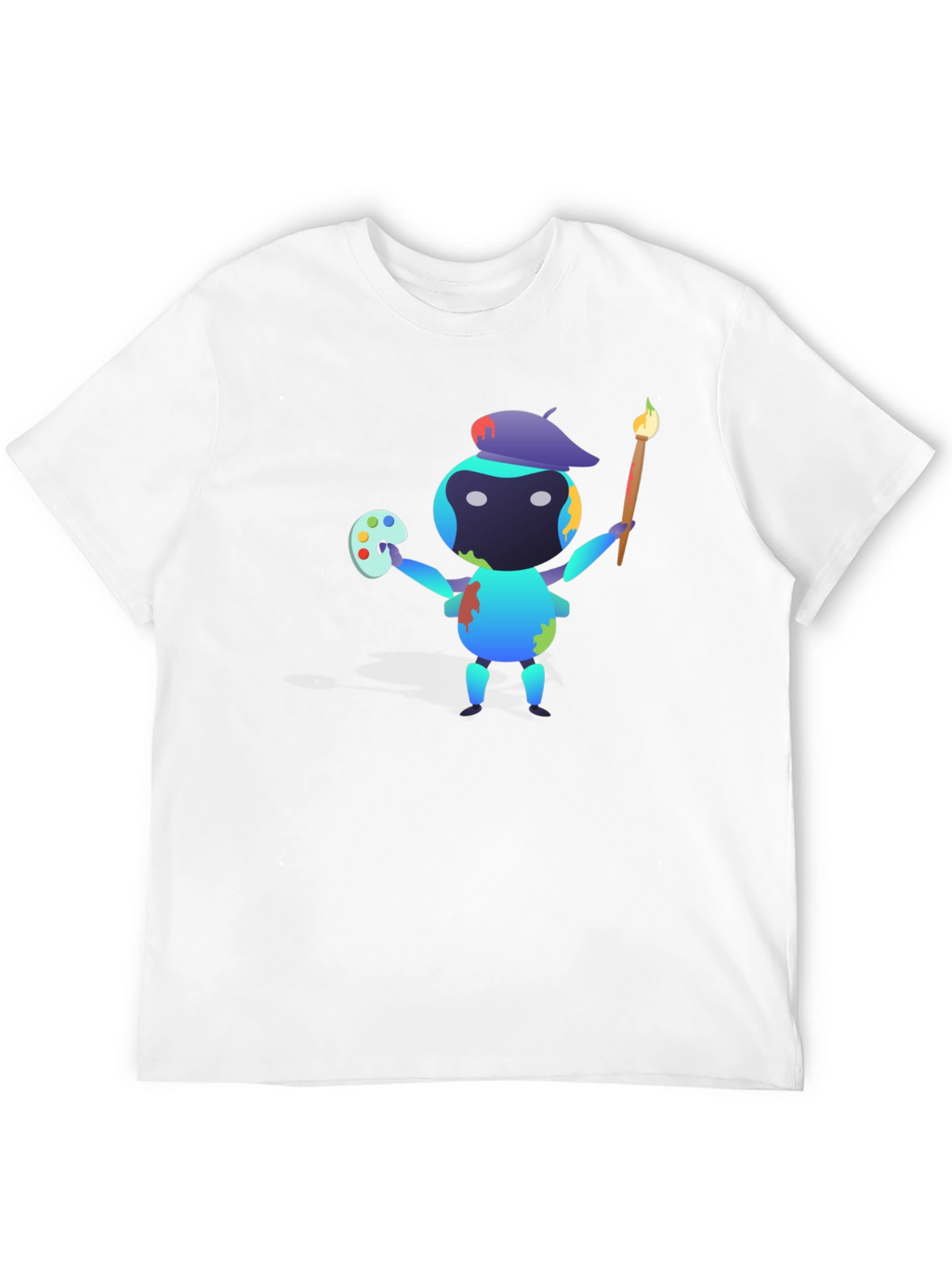 Artist Bot T-Shirt - Creative & Unique Graphic Tee