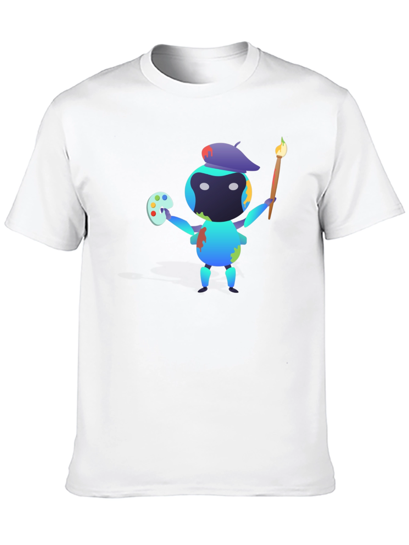 Artist Bot T-Shirt - Creative & Unique Graphic Tee