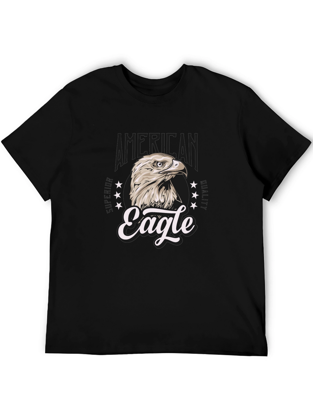 American Eagle Graphic Tee - Black