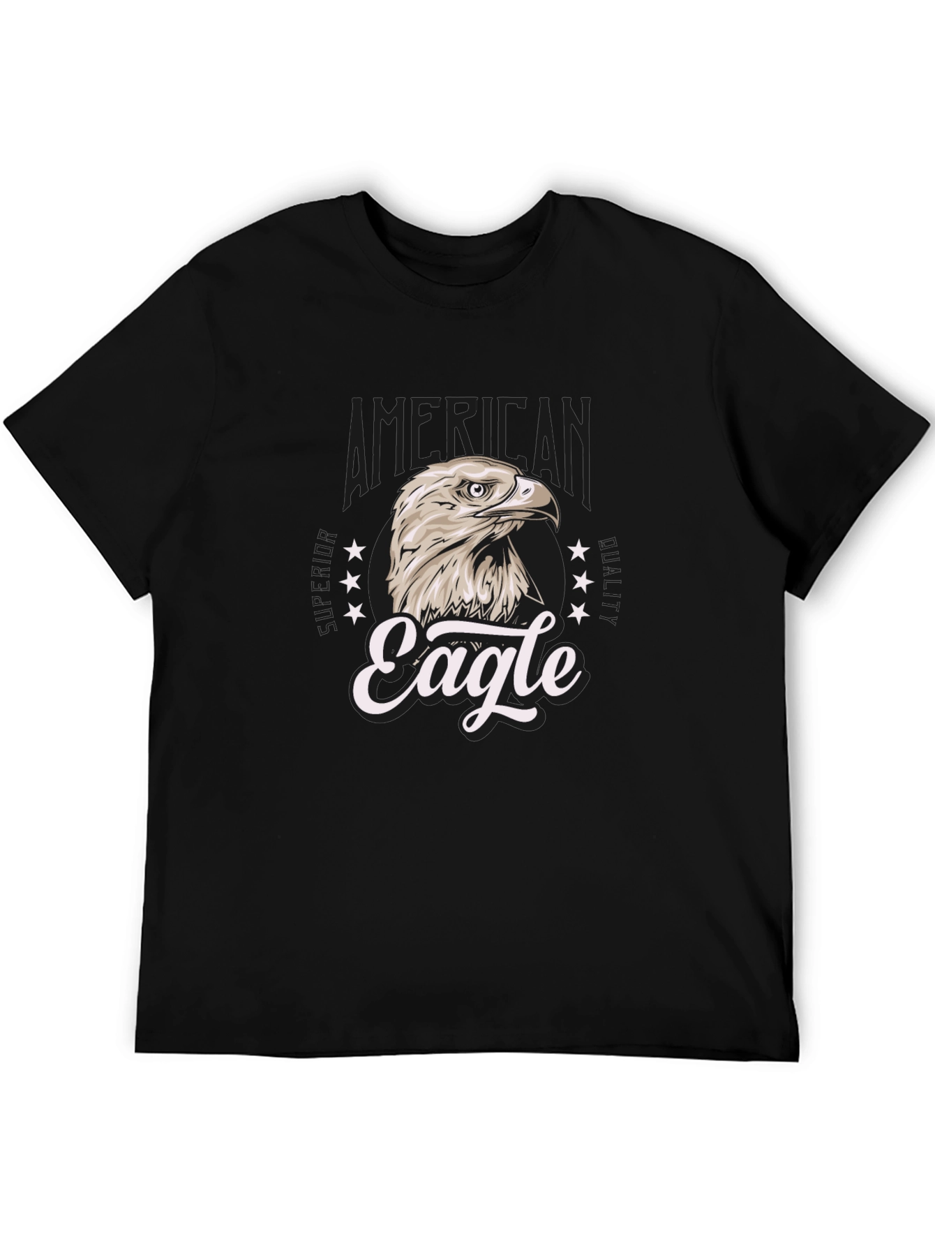 American Eagle Graphic Tee - Black