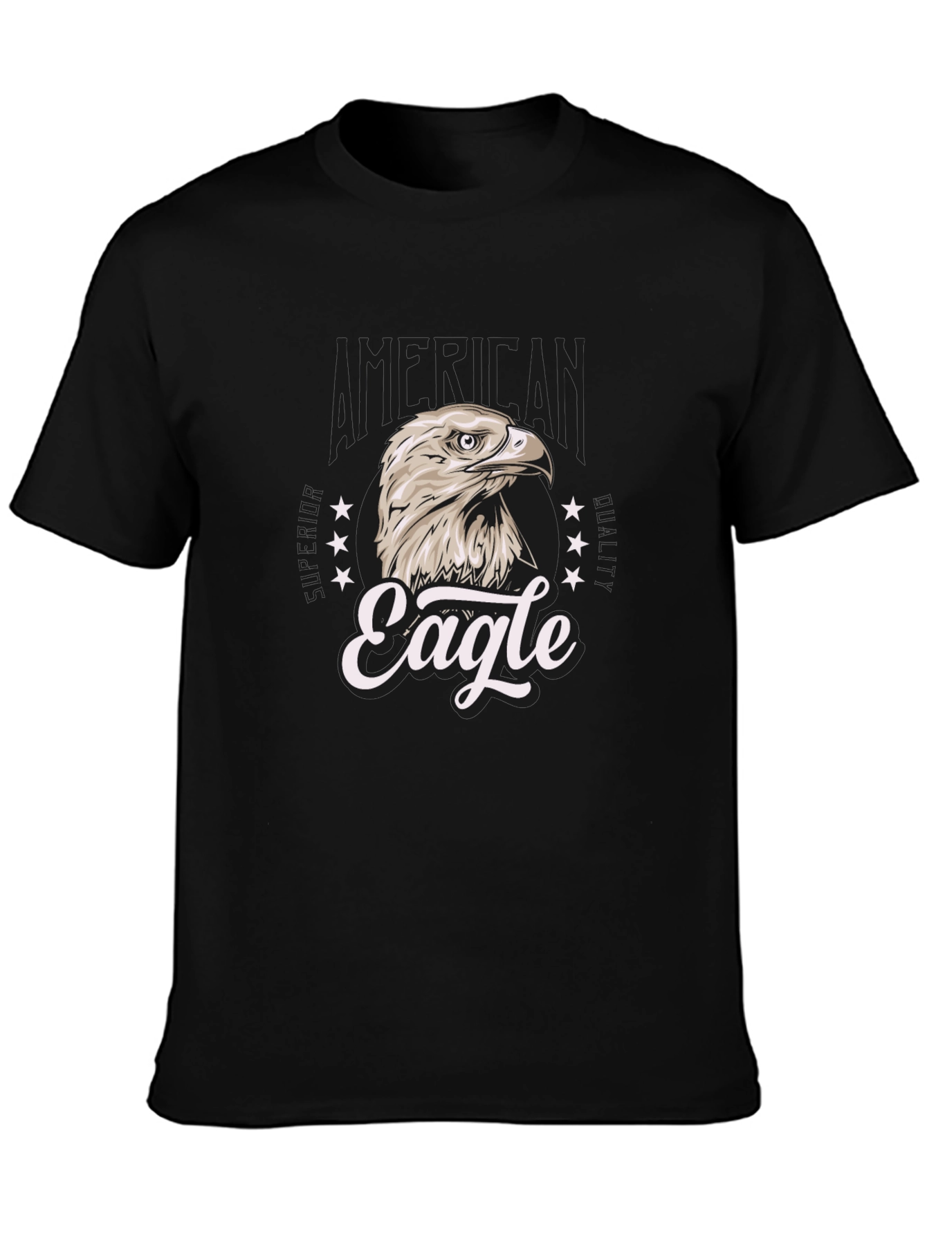 American Eagle Graphic Tee - Black