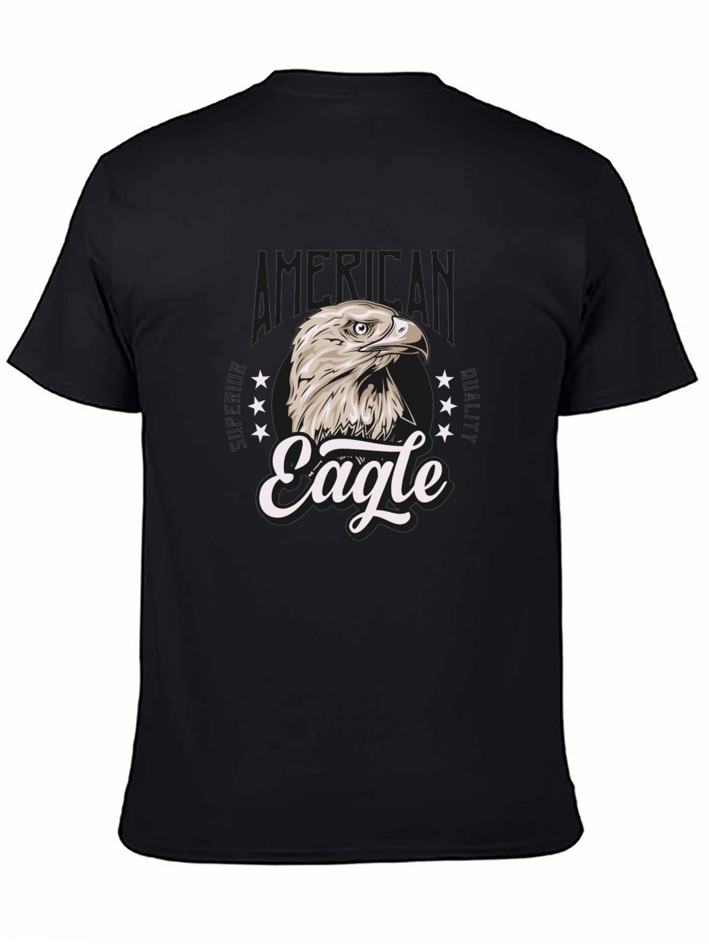 American Eagle Graphic Tee - Black