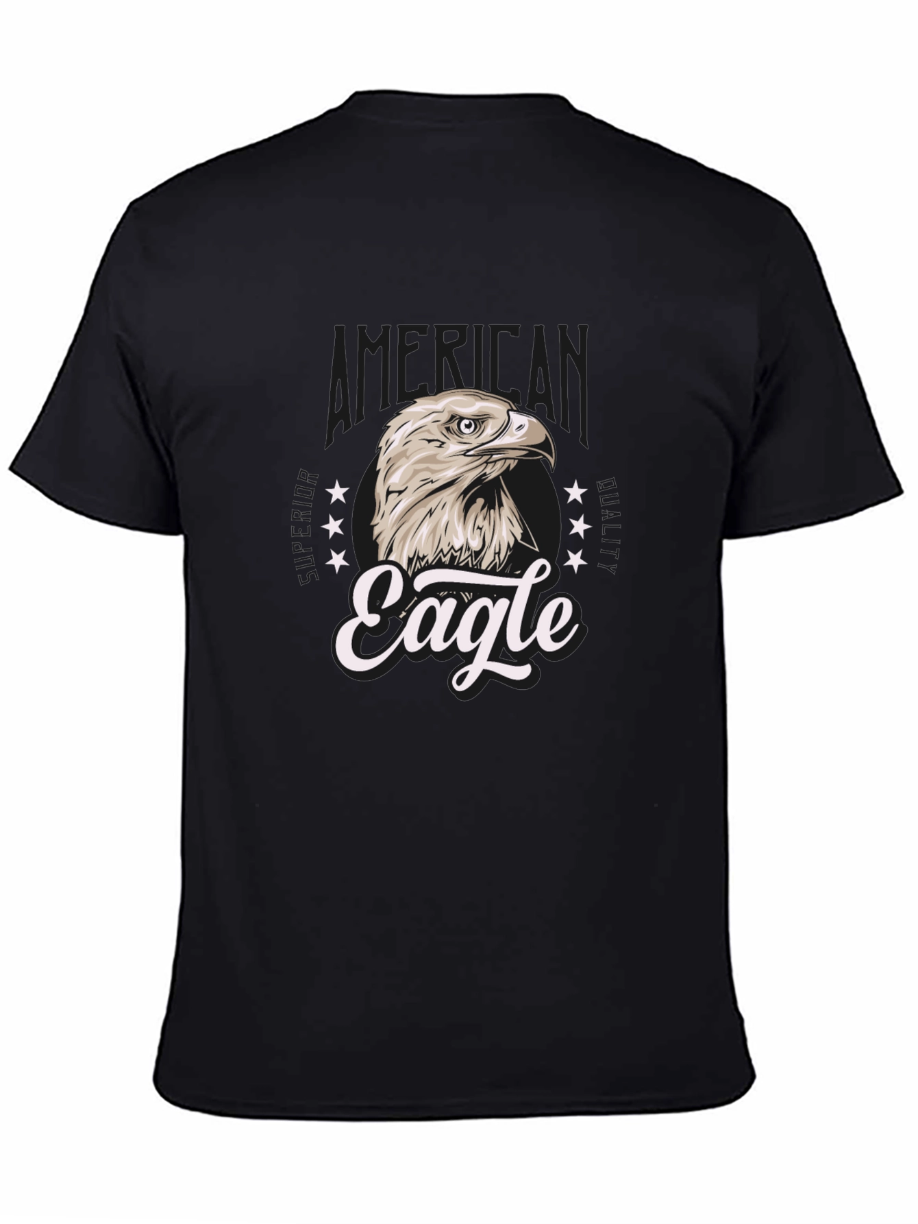 American Eagle Graphic Tee - Black