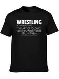Wrestling Humor T-Shirt - Art of Folding Clothes