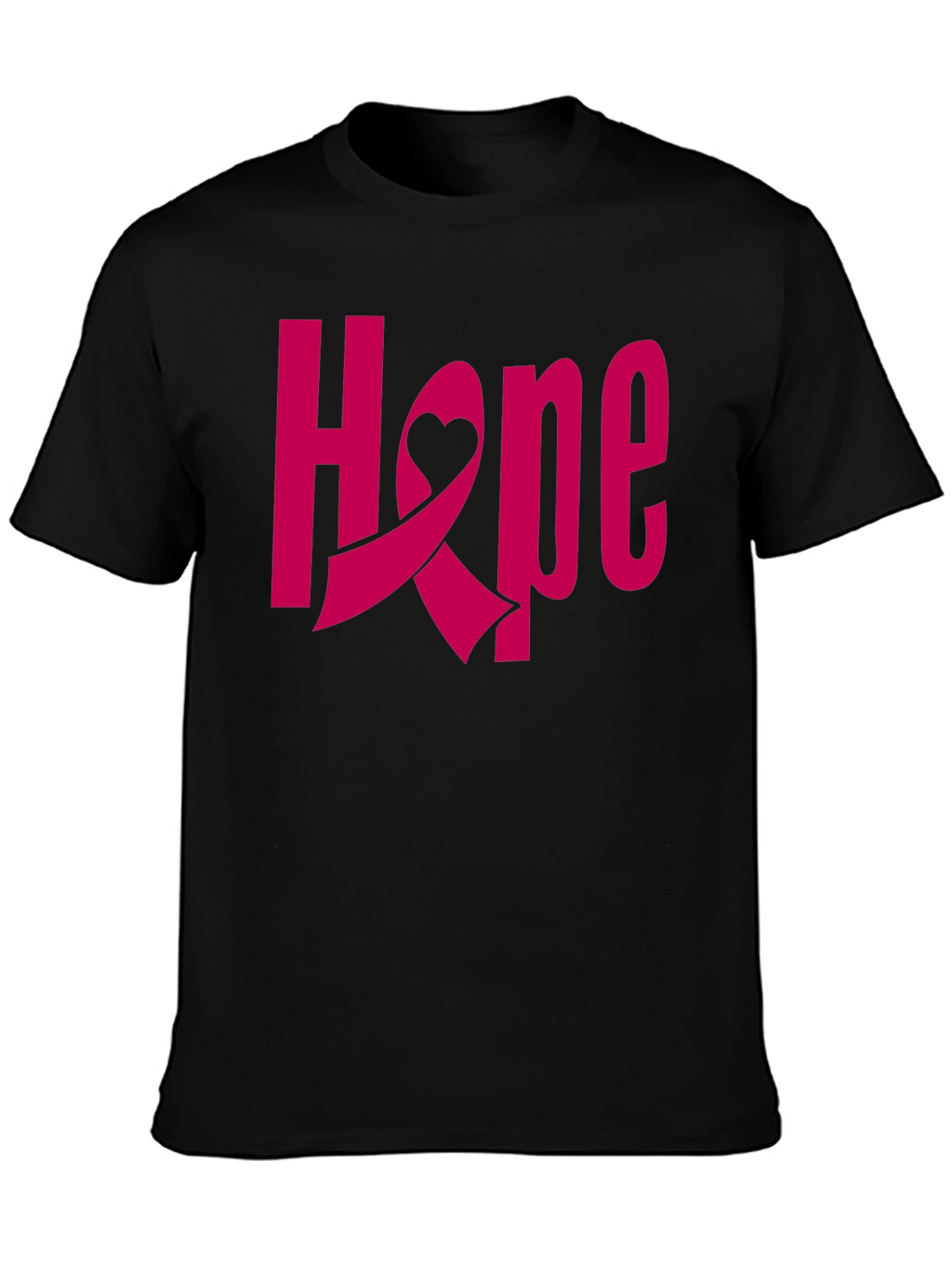 Hope Breast Cancer Awareness Ribbon T-Shirt