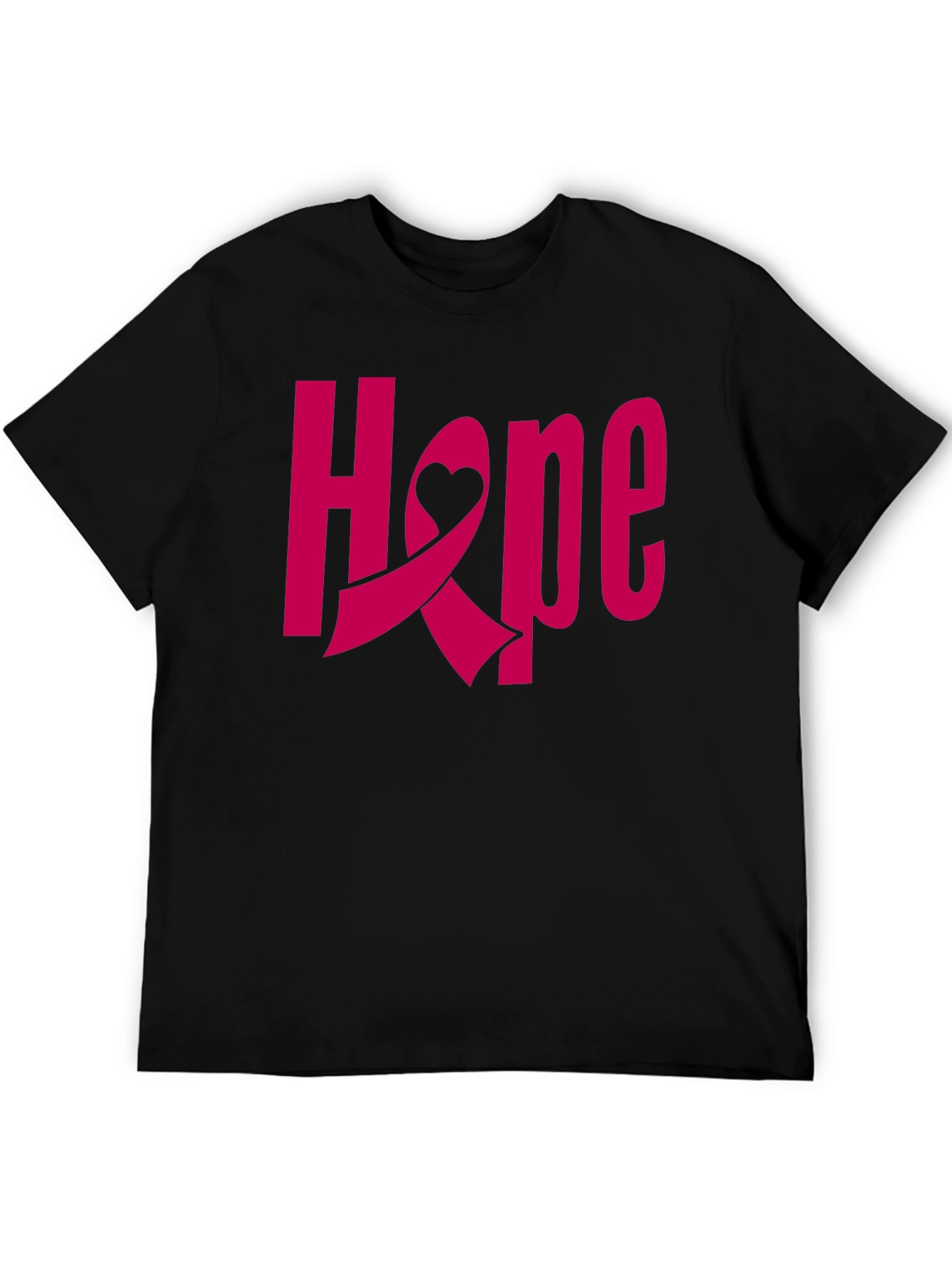 Hope Breast Cancer Awareness Ribbon T-Shirt