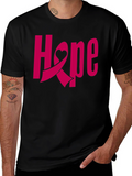 Hope Breast Cancer Awareness Ribbon T-Shirt