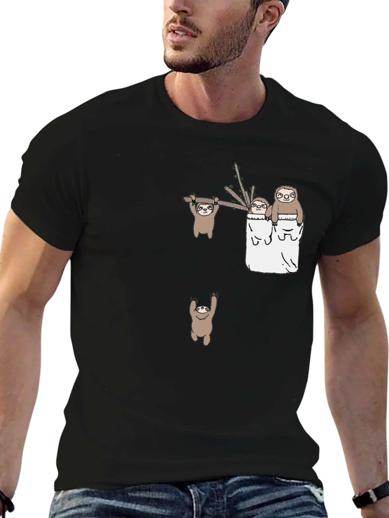 Sloth Family T-Shirt - Cute and Casual