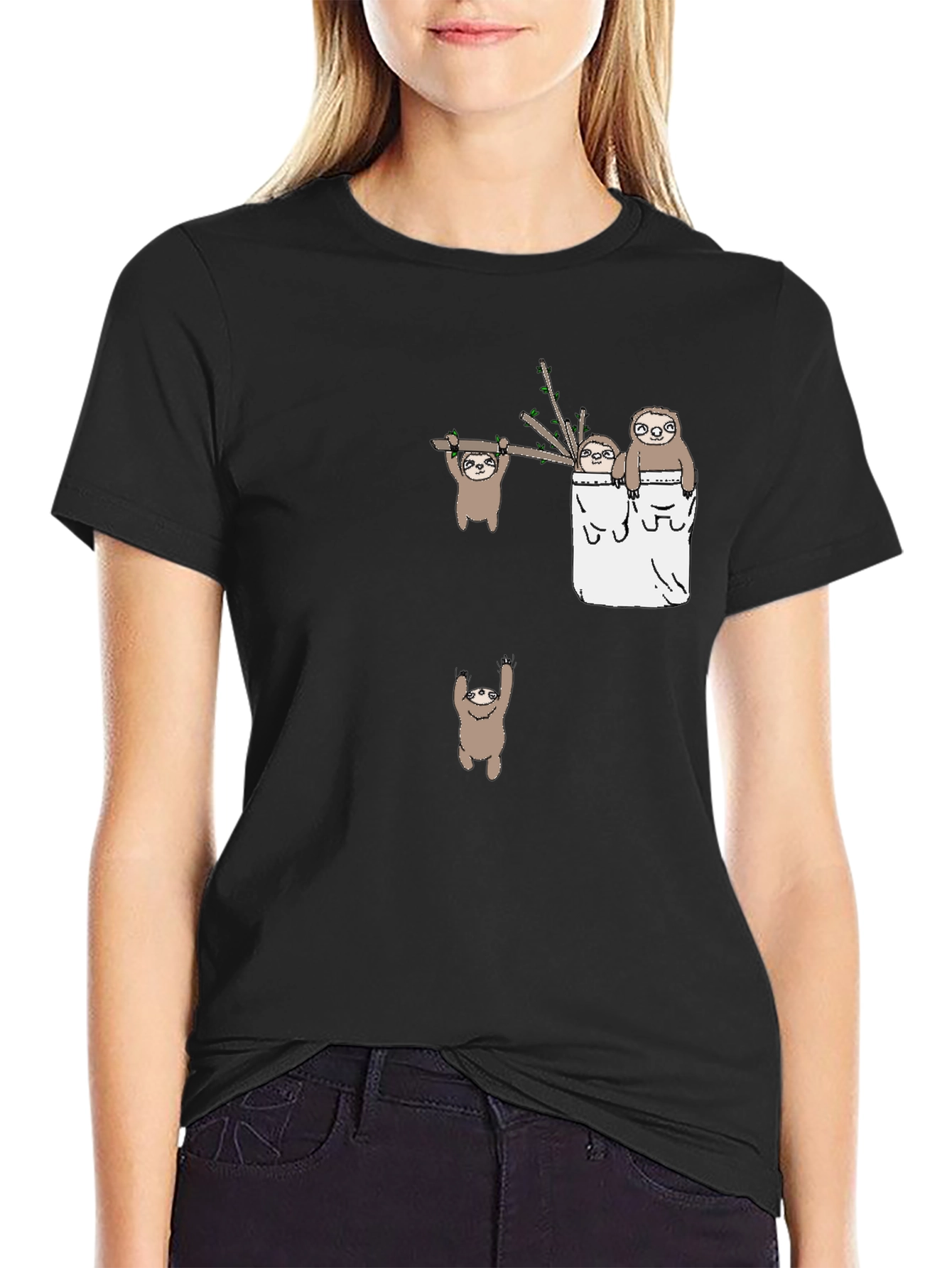 Sloth Family T-Shirt - Cute and Casual
