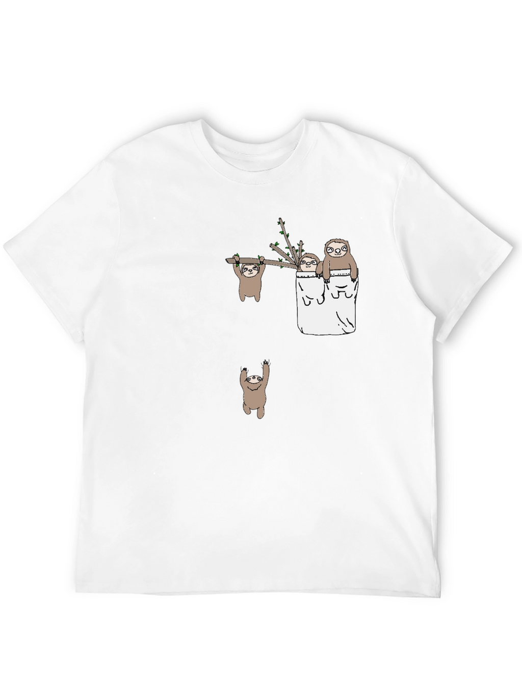 Sloth Family T-Shirt - Cute and Casual