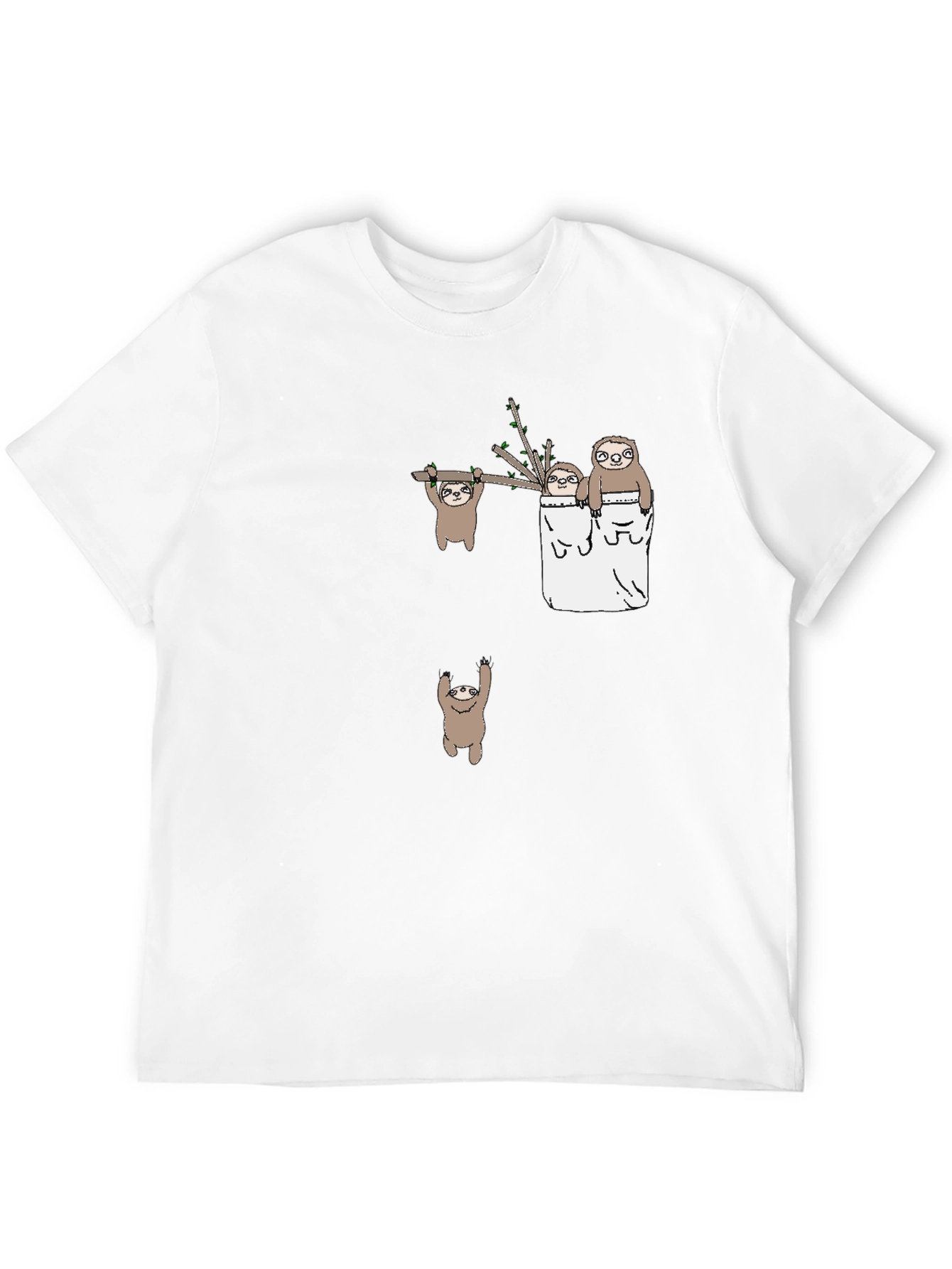 Sloth Family T-Shirt - Cute and Casual