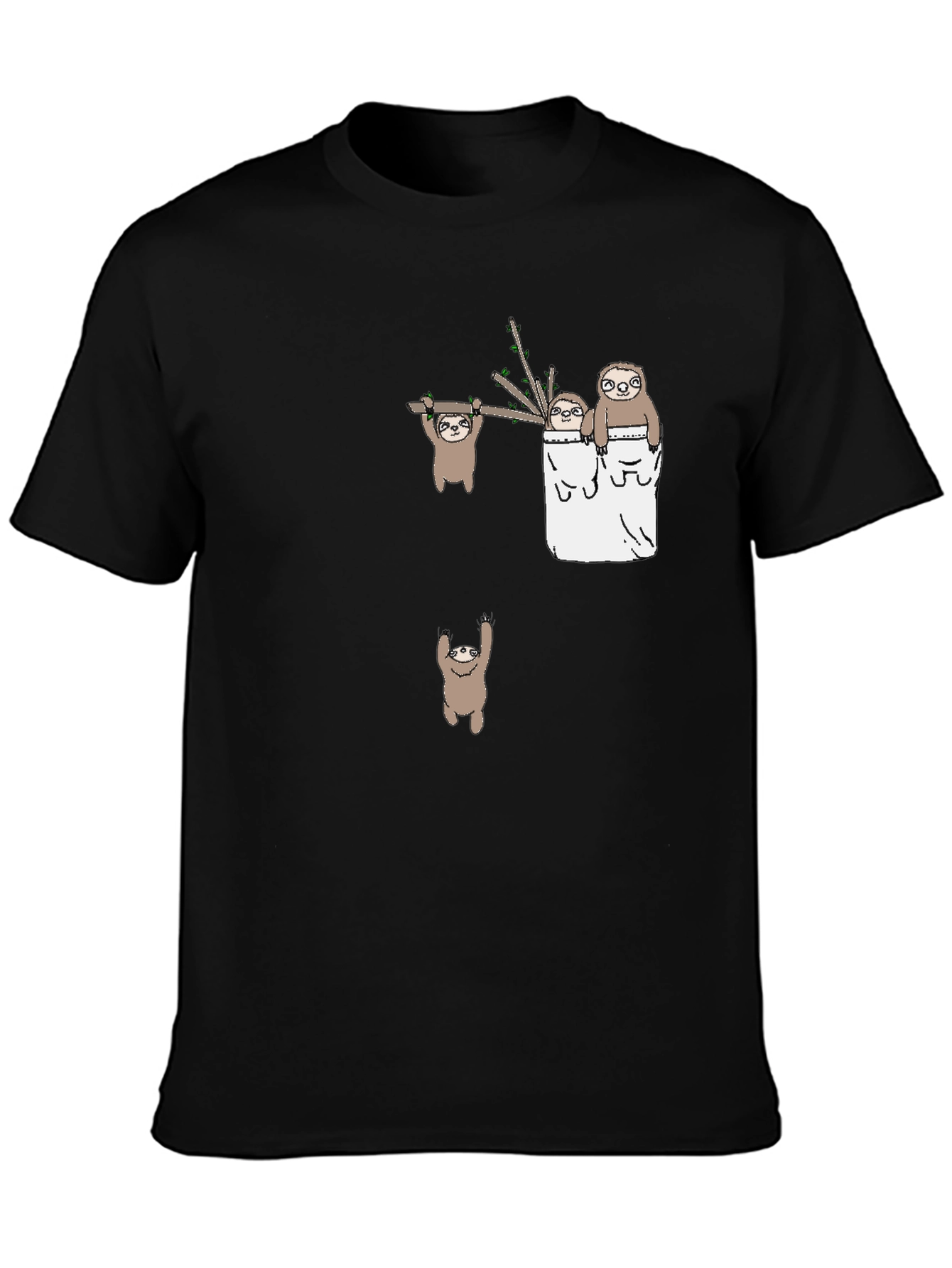 Sloth Family T-Shirt - Cute and Casual