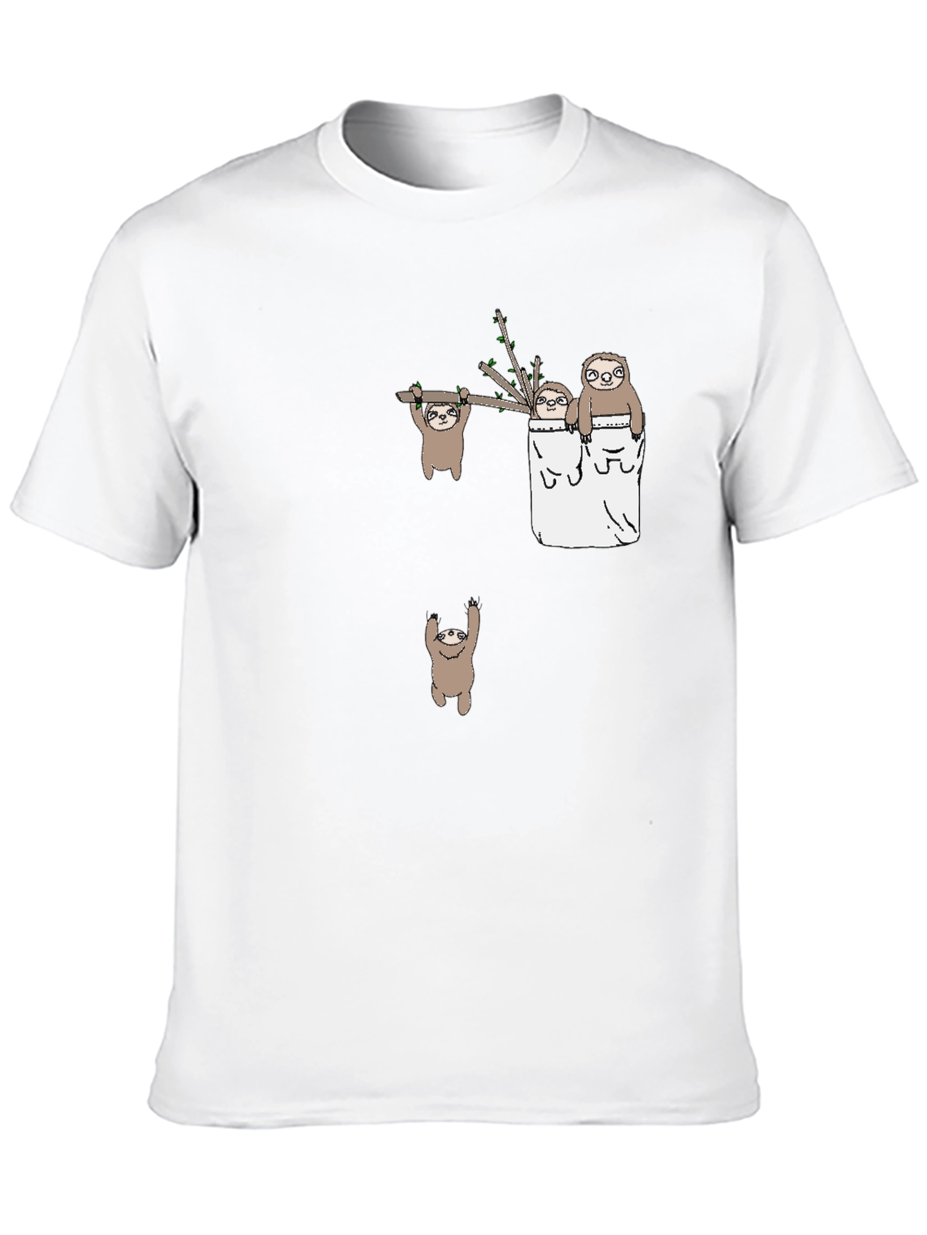 Sloth Family T-Shirt - Cute and Casual