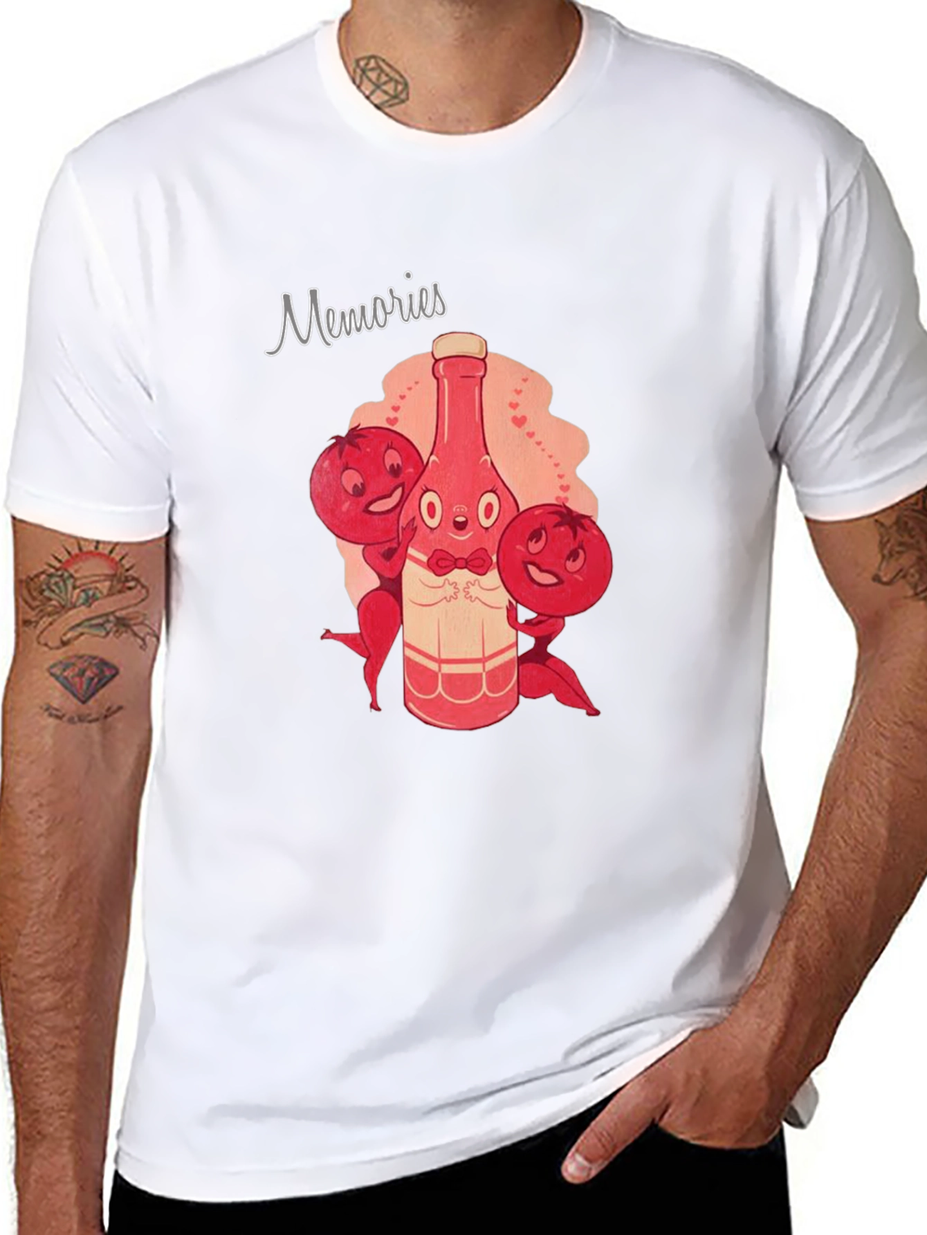 Memories Graphic Tee - Stylish Black T-Shirt