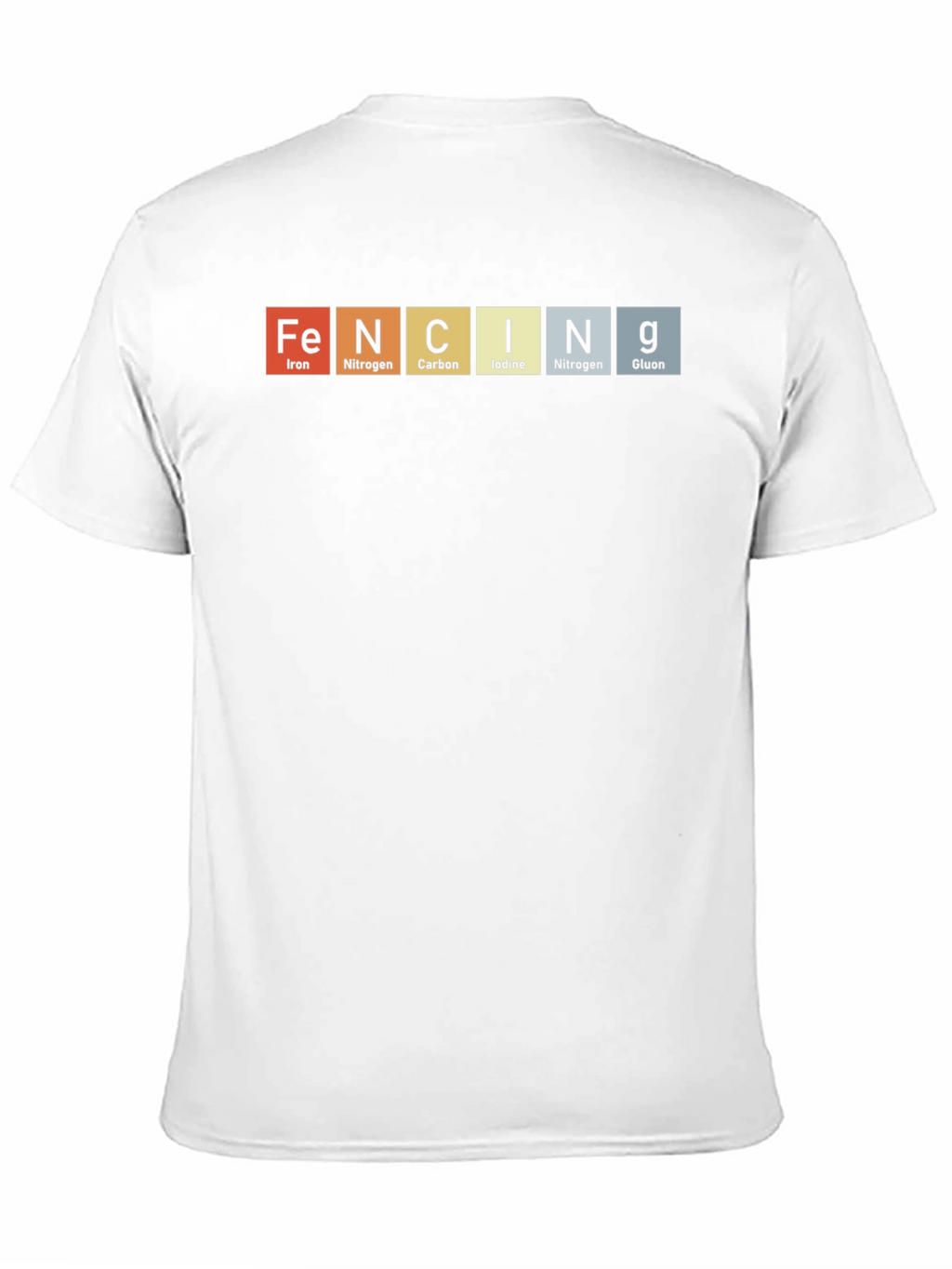 FENCING Elements T-Shirt - Periodic Table Design