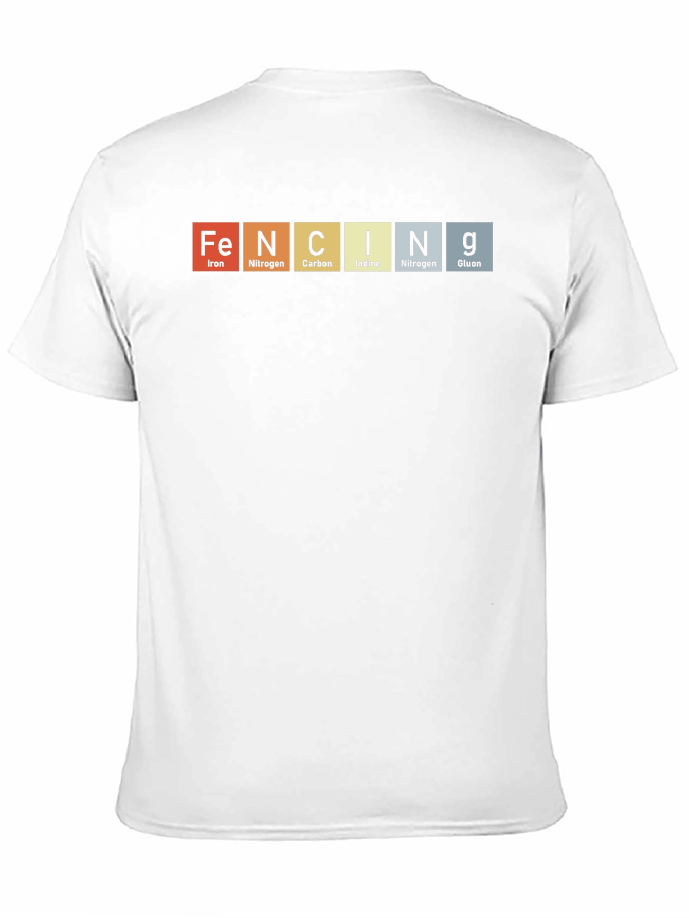 FENCING Elements T-Shirt - Periodic Table Design