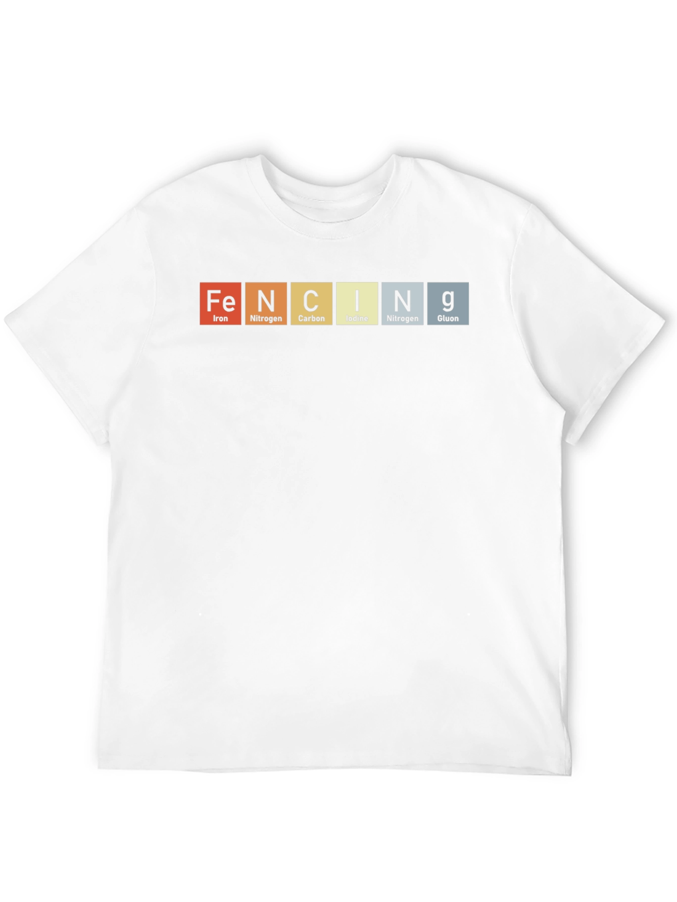FENCING Elements T-Shirt - Periodic Table Design