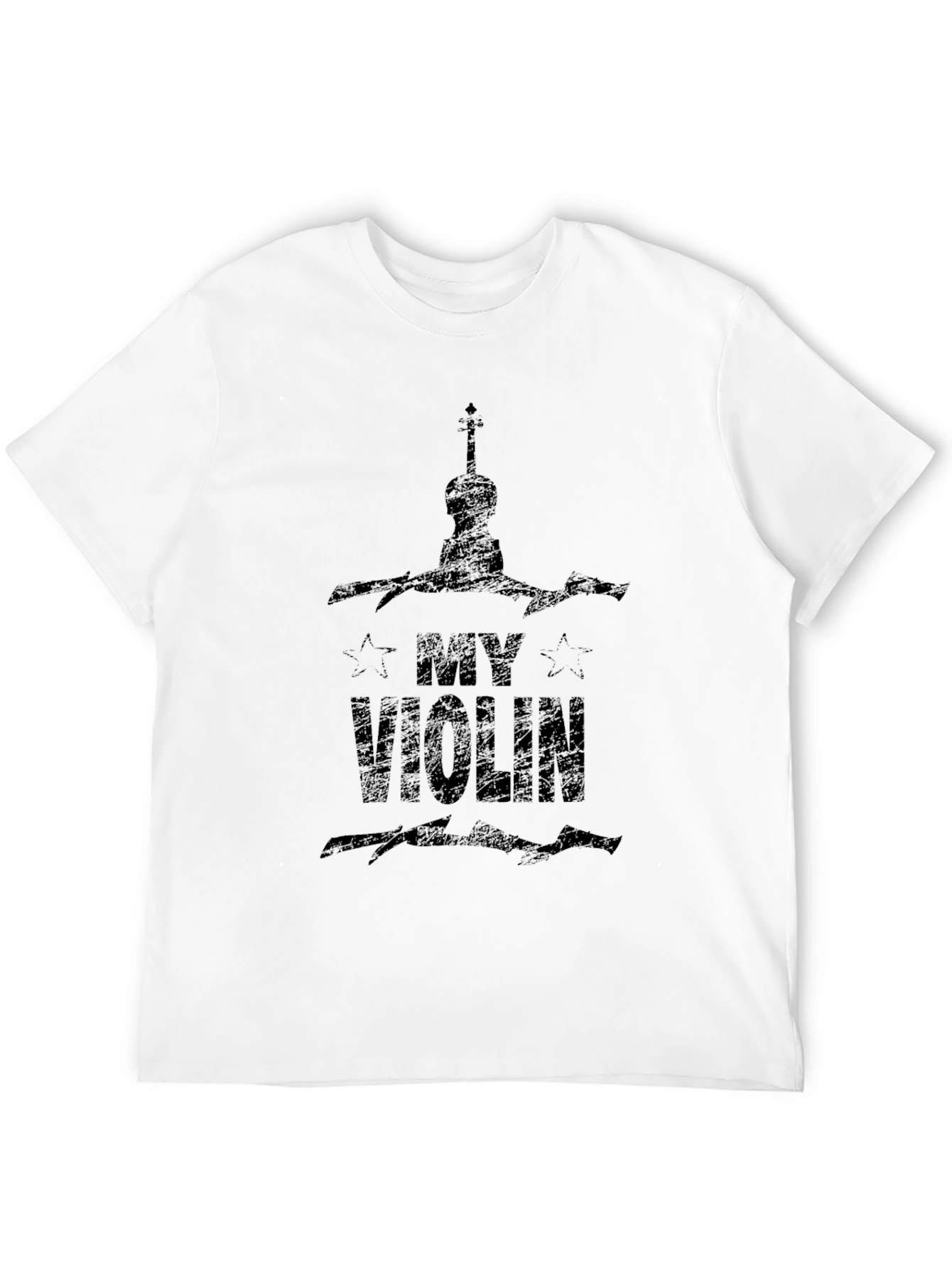 My Violin Black T-Shirt - Music Lover Tee