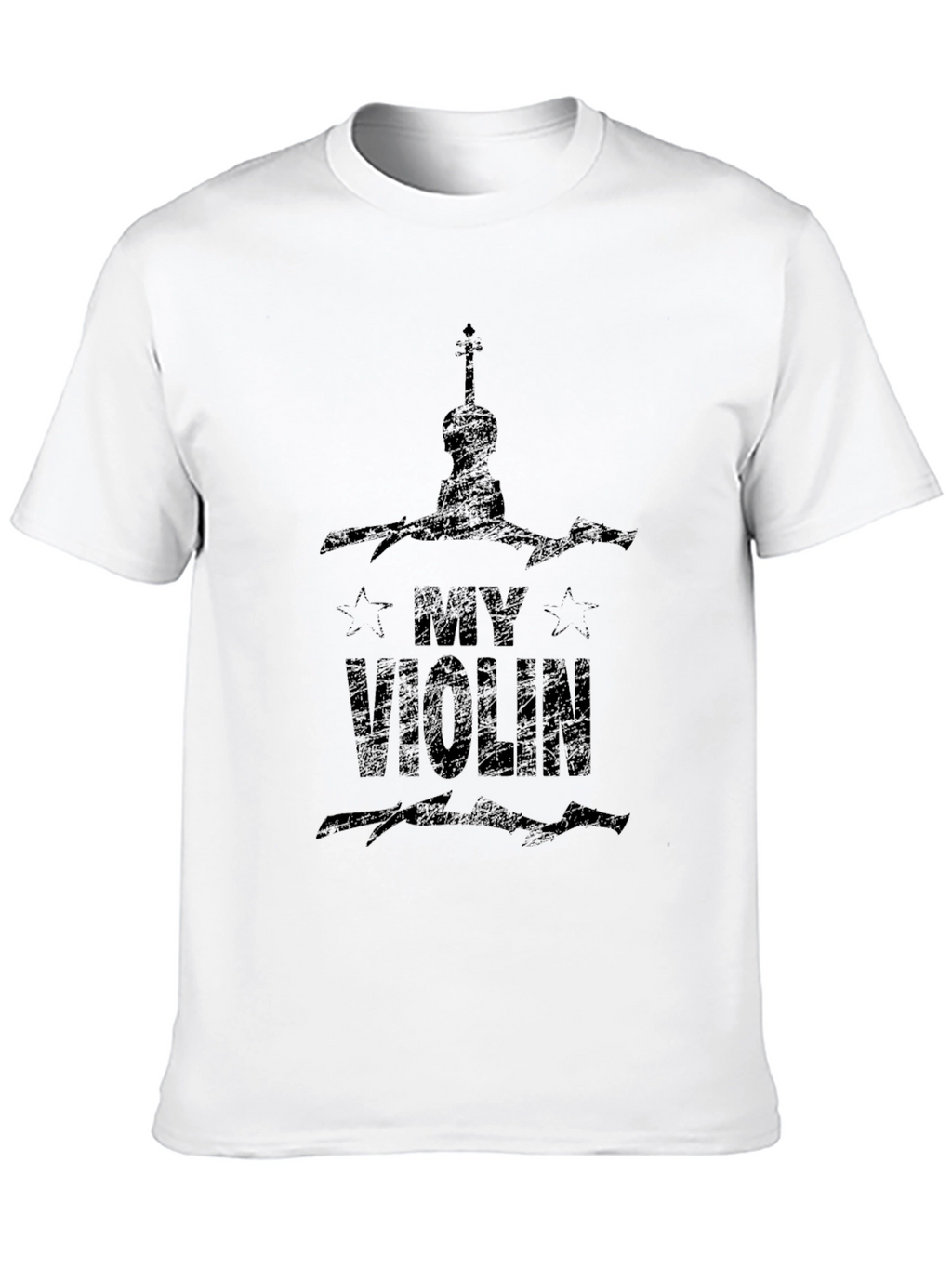 My Violin Black T-Shirt - Music Lover Tee