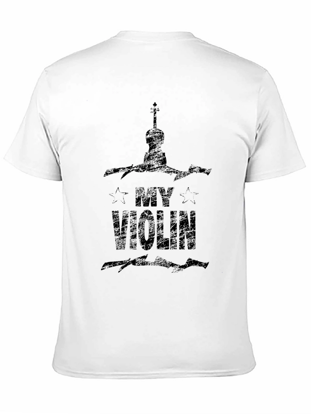 My Violin Black T-Shirt - Music Lover Tee
