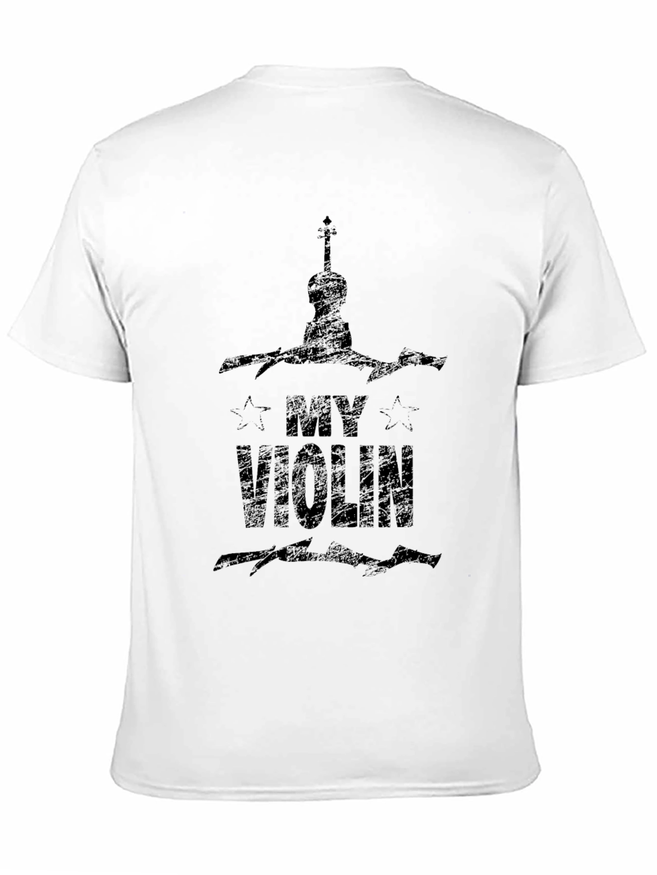 My Violin Black T-Shirt - Music Lover Tee