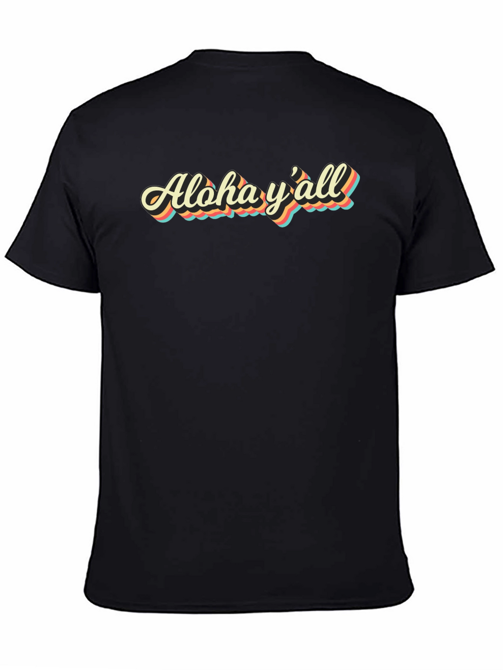 Aloha Yall Graphic Tee - Retro Style T-Shirt