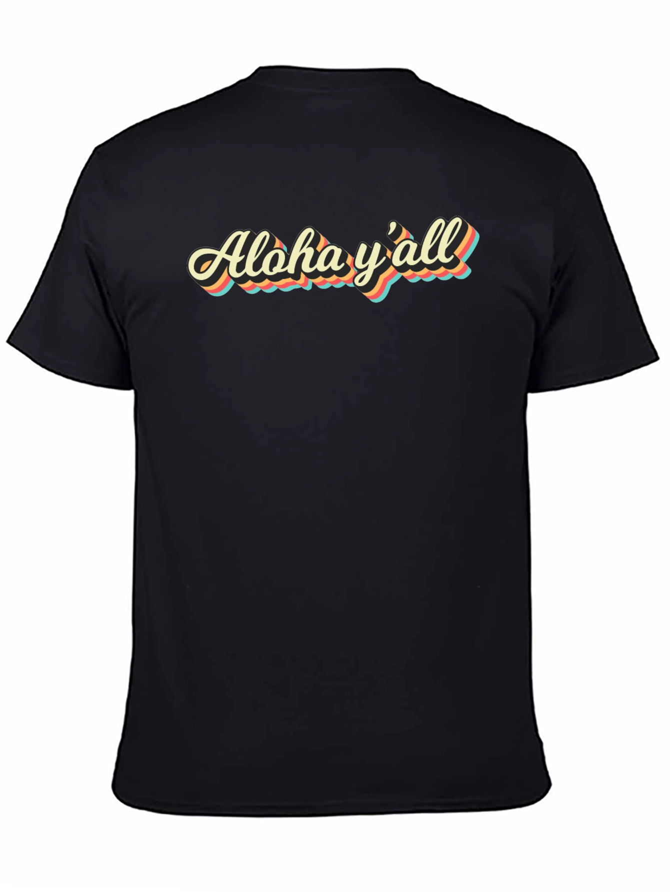Aloha Yall Graphic Tee - Retro Style T-Shirt