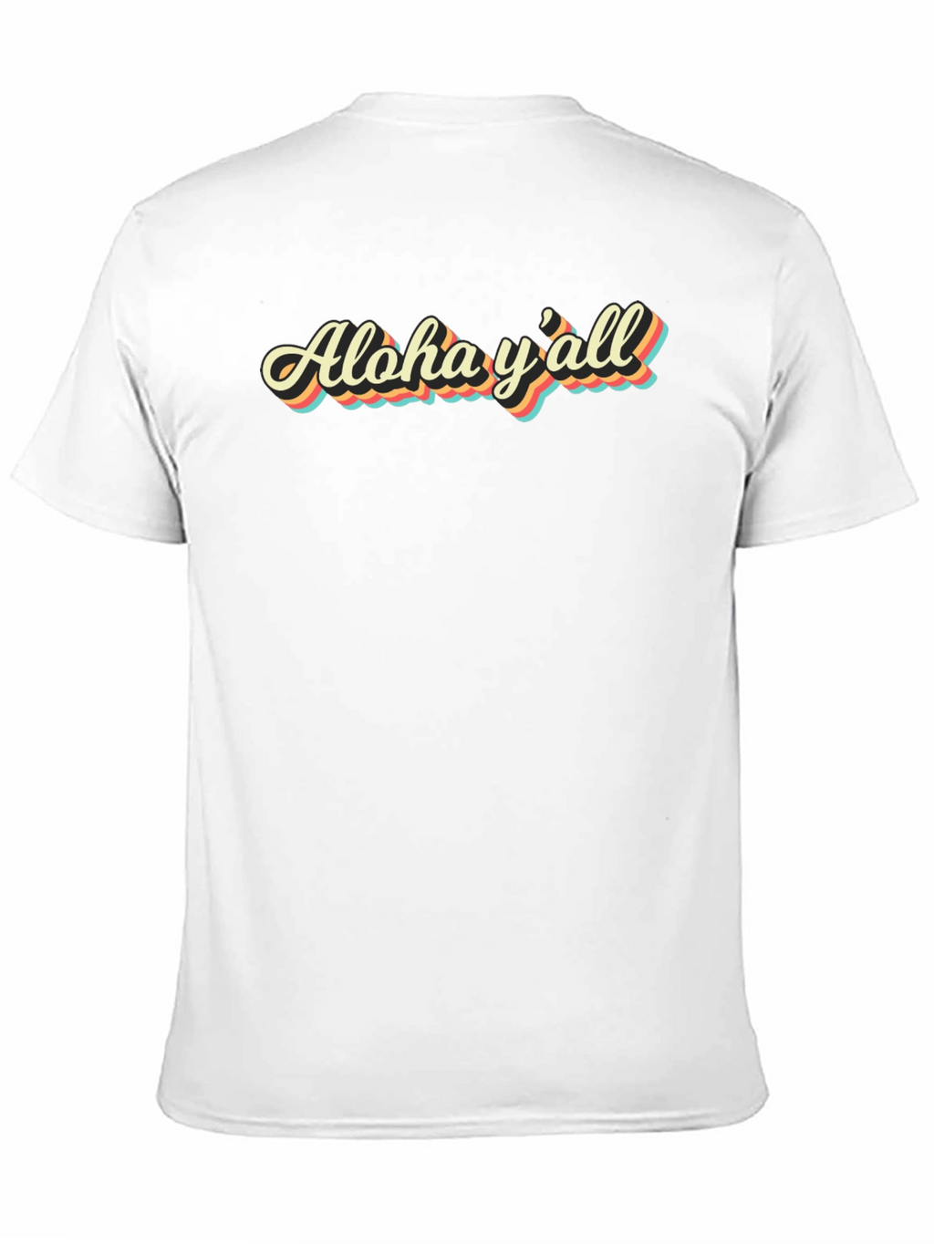 Aloha Yall Graphic Tee - Retro Style T-Shirt