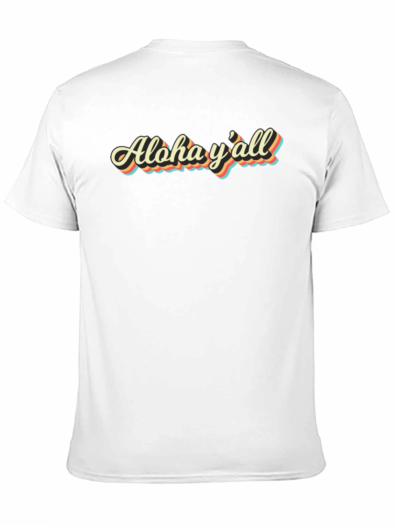 Aloha Yall Graphic Tee - Retro Style T-Shirt
