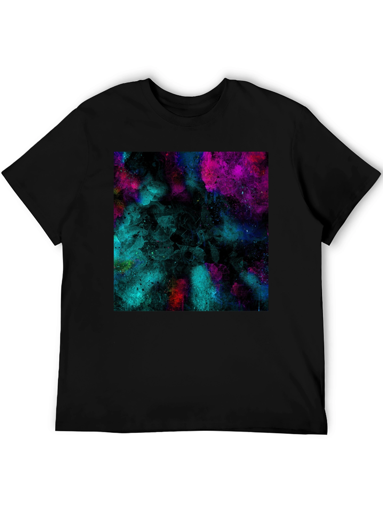Abstract Art Black T-Shirt - Modern Graphic Tee