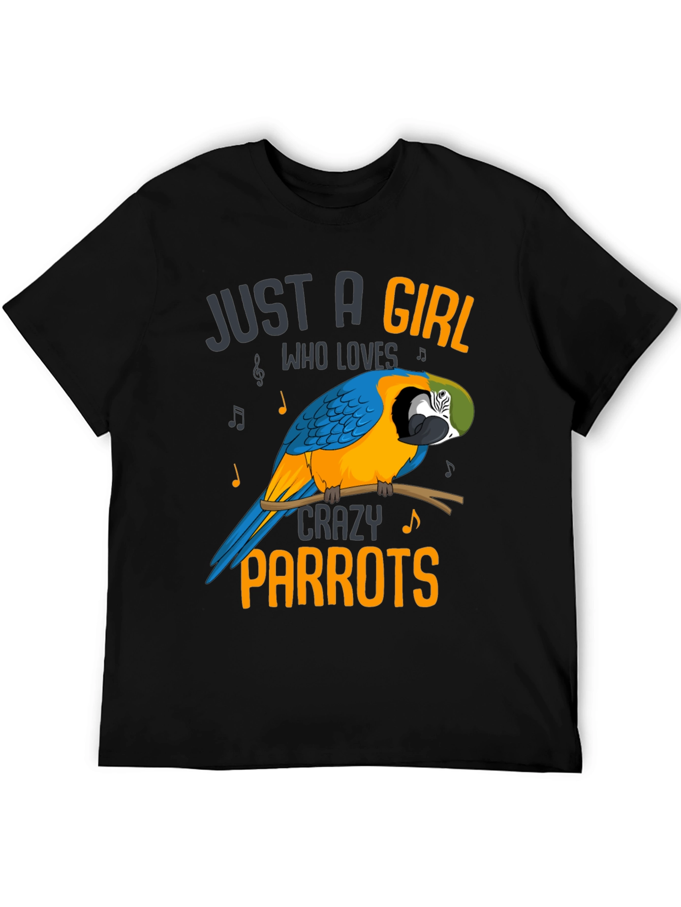 Just a Girl Who Loves Crazy Parrots T-Shirt