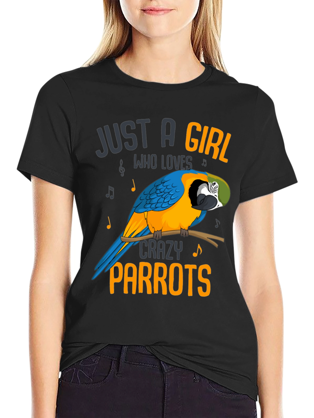 Just a Girl Who Loves Crazy Parrots T-Shirt