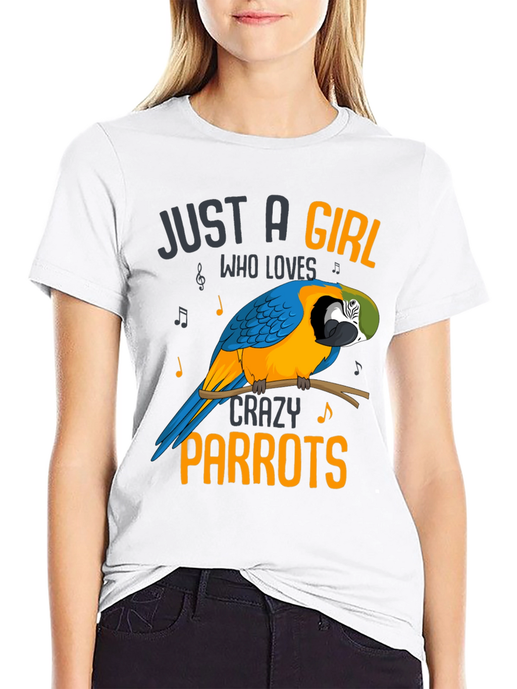 Just a Girl Who Loves Crazy Parrots T-Shirt