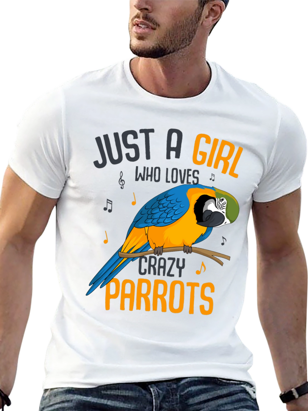 Just a Girl Who Loves Crazy Parrots T-Shirt