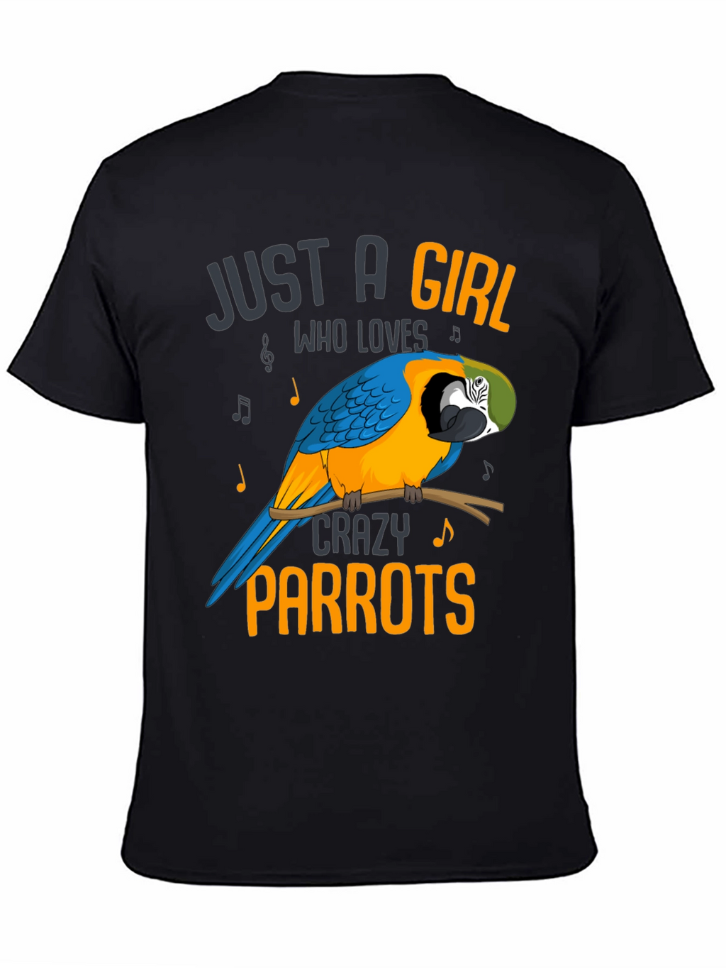 Just a Girl Who Loves Crazy Parrots T-Shirt