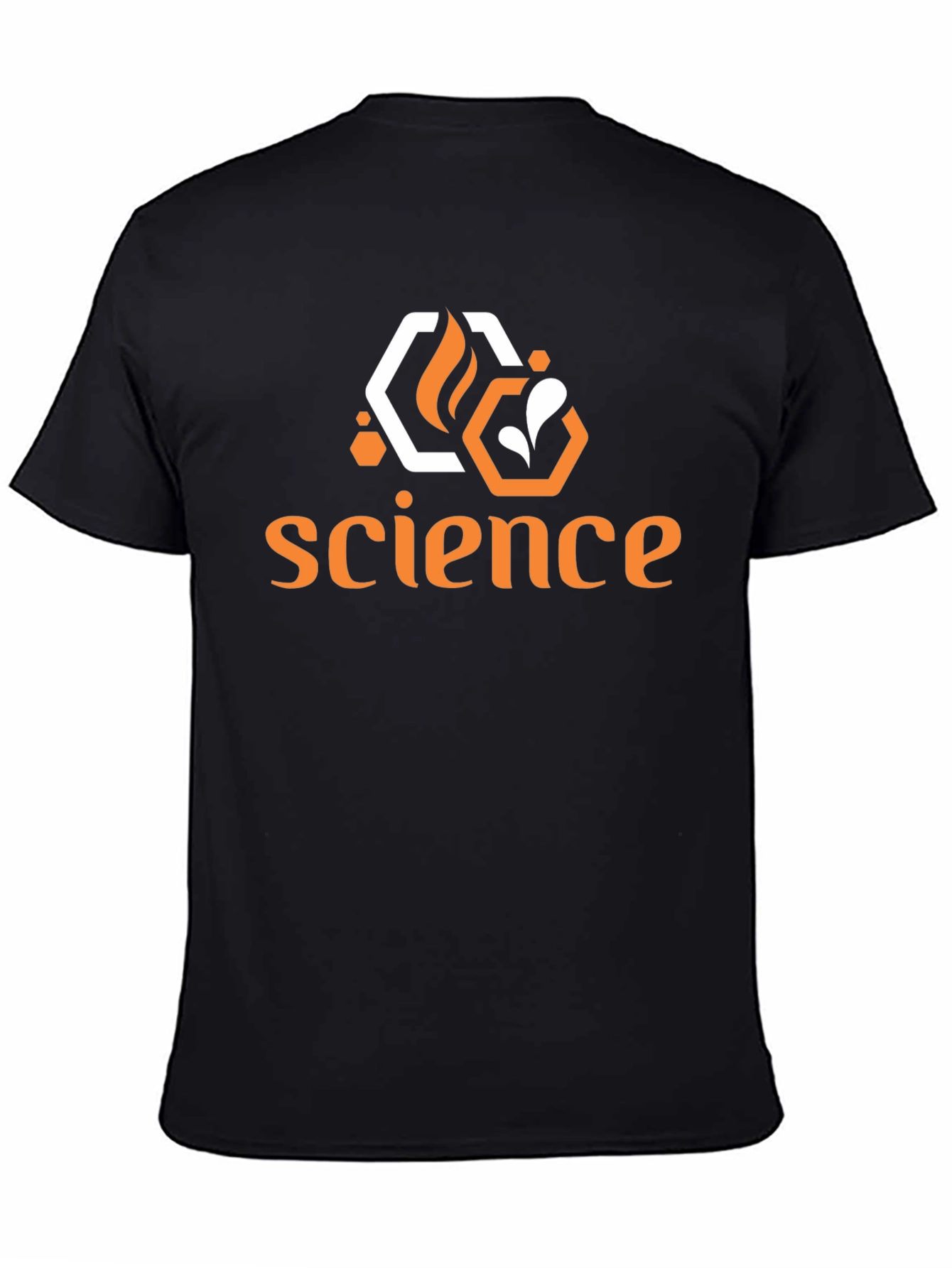 Science T-Shirt - Black - Hexagon Logo