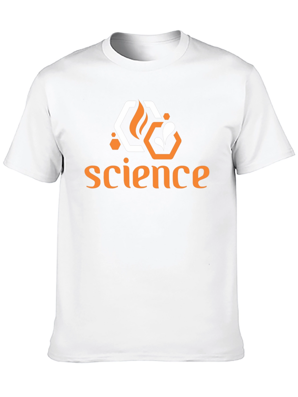 Science T-Shirt - Black - Hexagon Logo