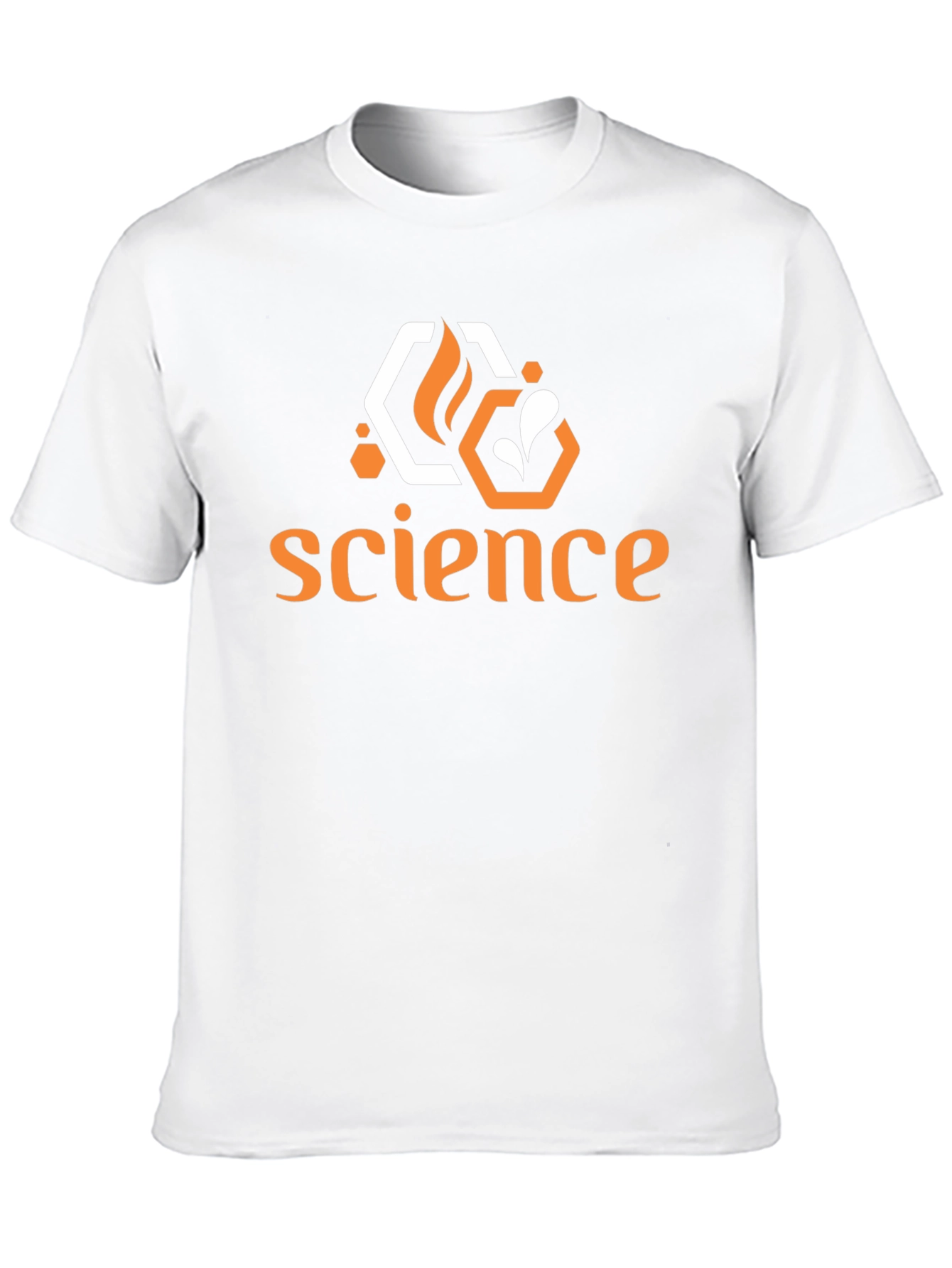 Science T-Shirt - Black - Hexagon Logo