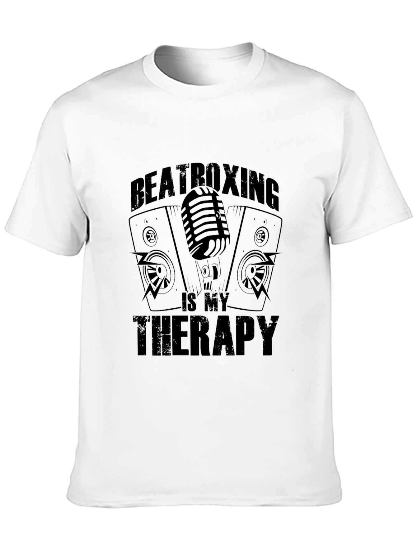 Beatboxing Is My Therapy Black T-Shirt