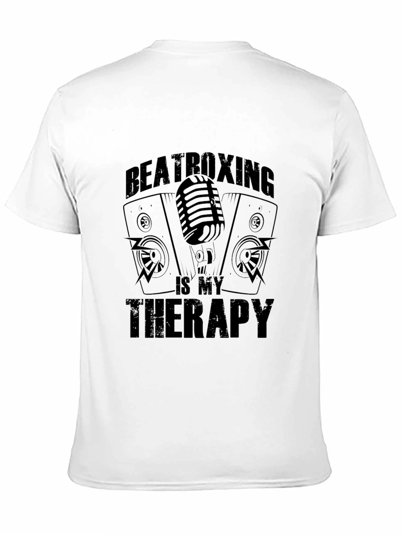 Beatboxing Is My Therapy Black T-Shirt