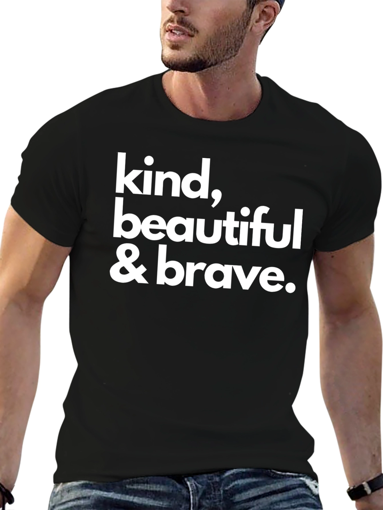 Kind Beautiful Brave Graphic Tee