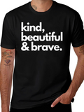 Kind Beautiful Brave Graphic Tee