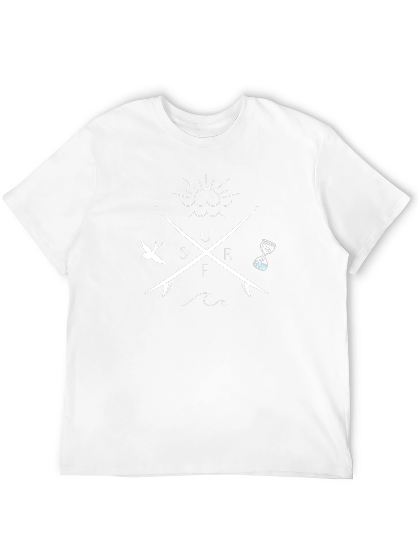 Surf Life Graphic Tee - Mens Black T-Shirt