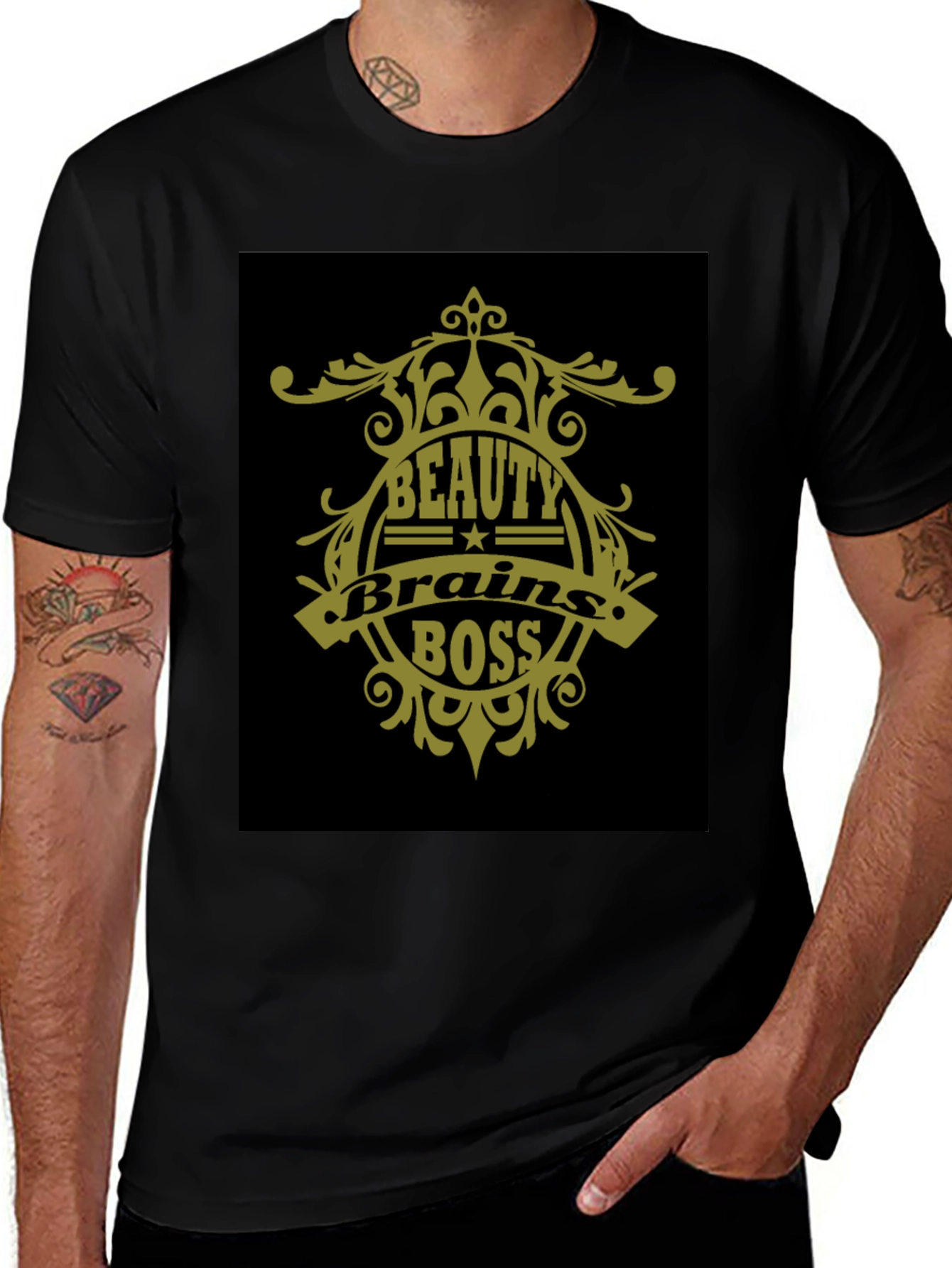 Beauty Brains Boss Graphic Tee